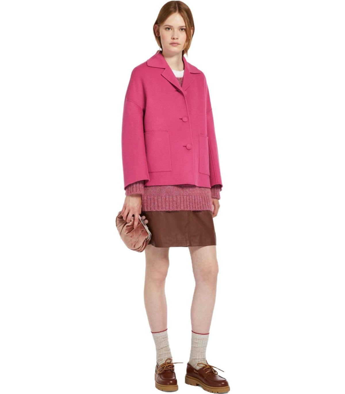 Max mara weekend pink coat shop
