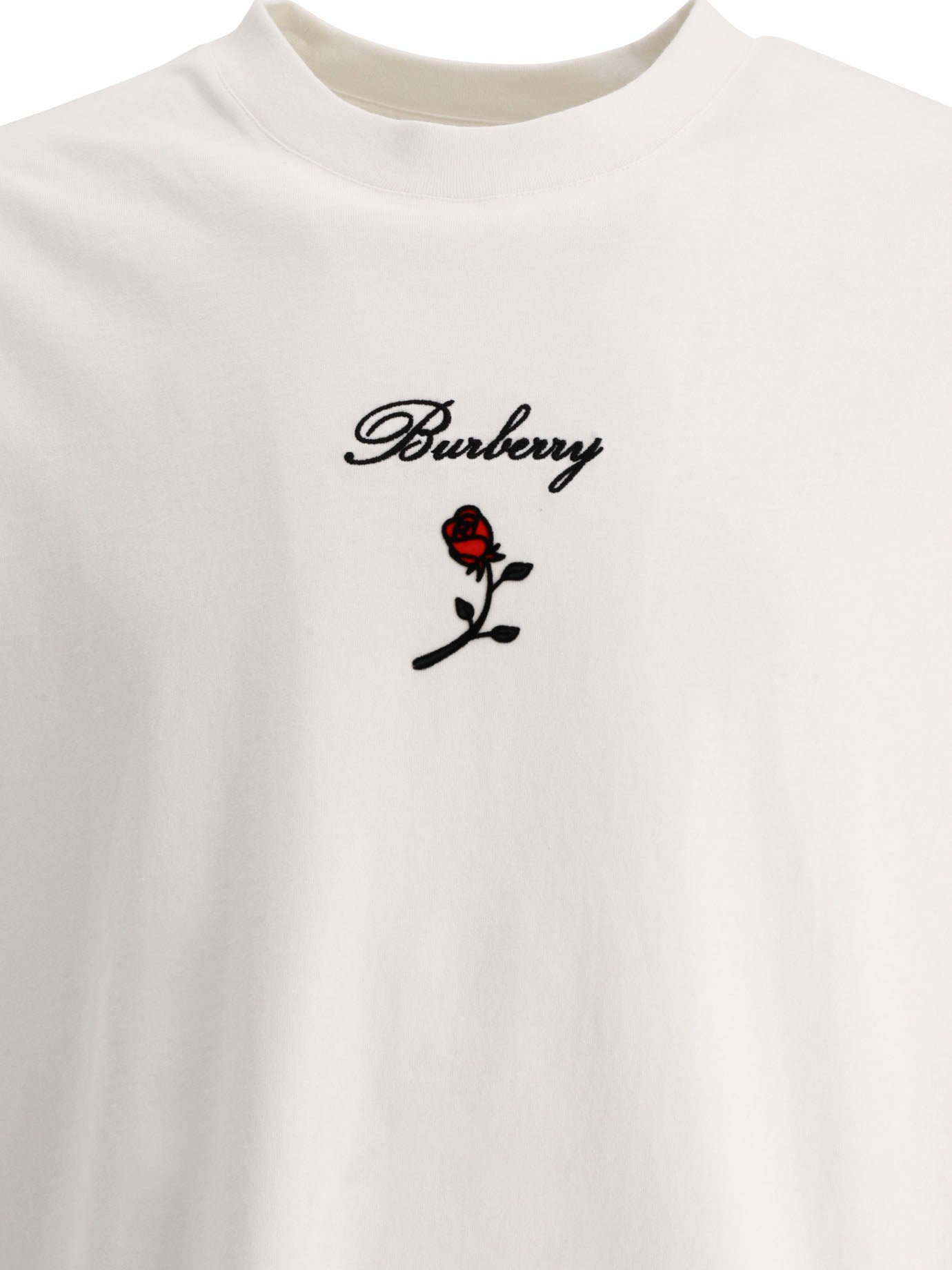 Burberry Off-White Rose T-Shirt