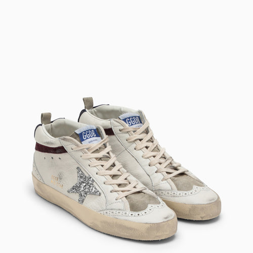 Golden Goose Deluxe Brand Mid Star White Silver Trainer Balardi