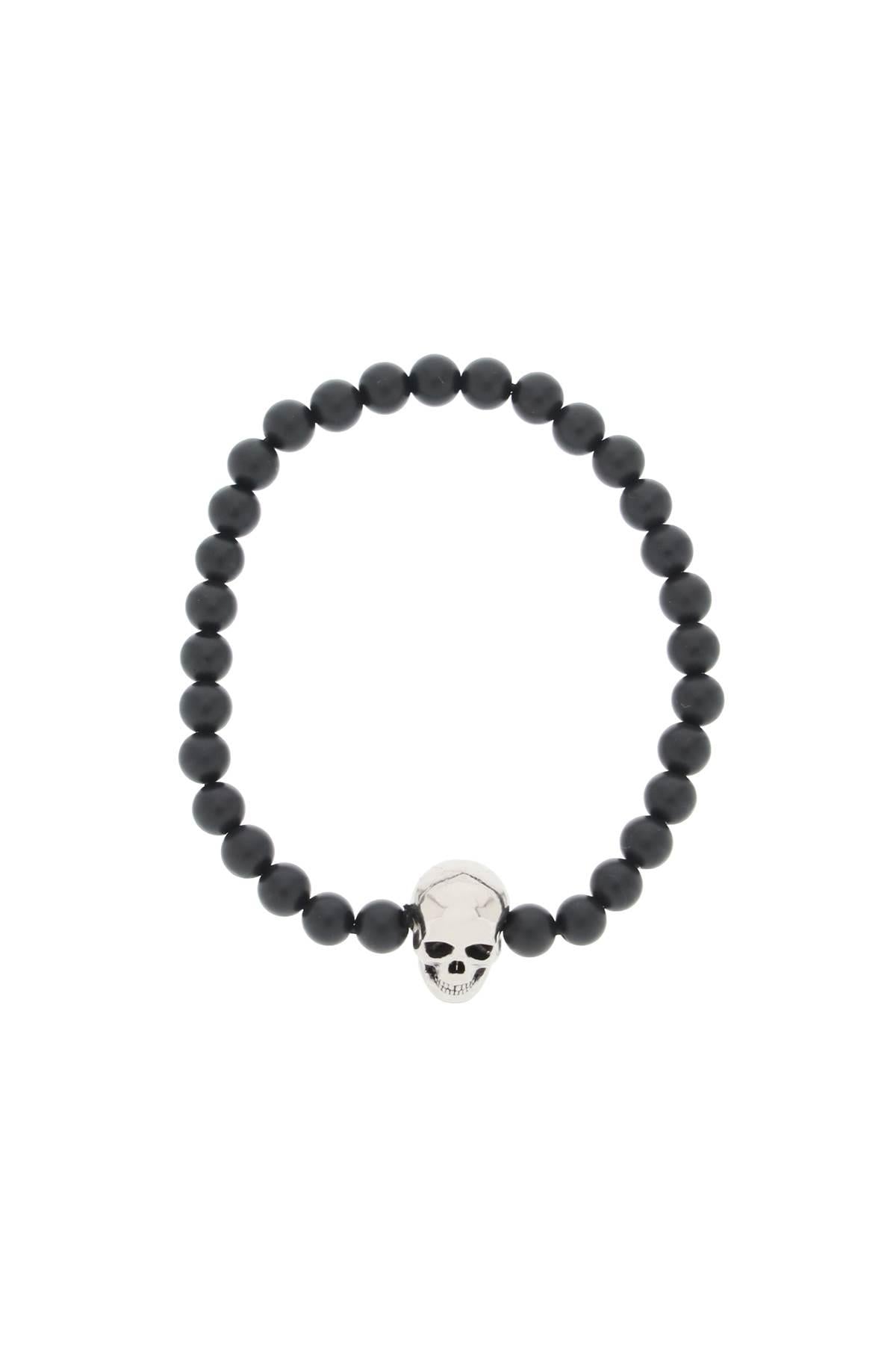 Alexander mcqueen sale black skull bracelet