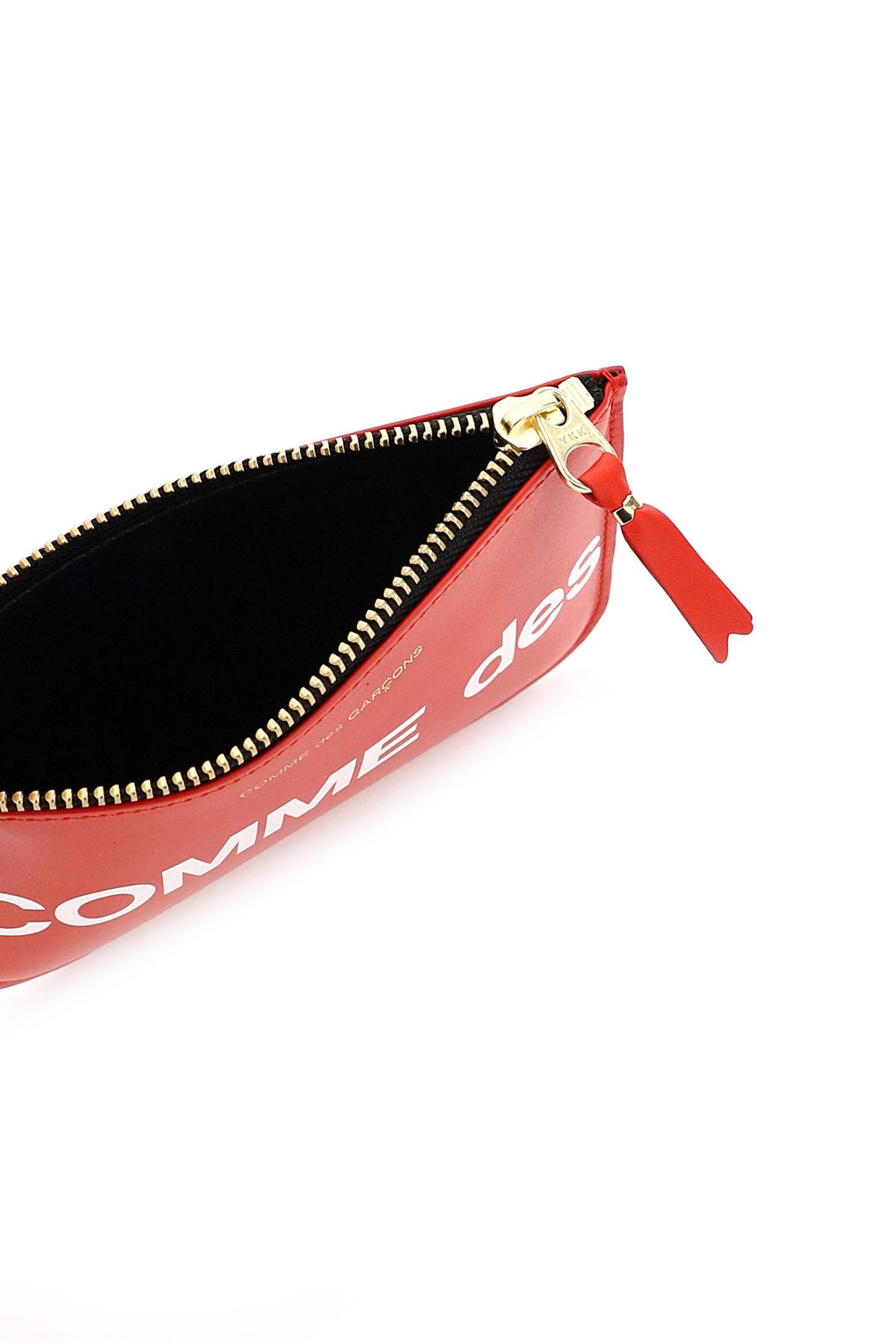 Comme Des Garcons Wallet Huge Logo Pouch | Balardi