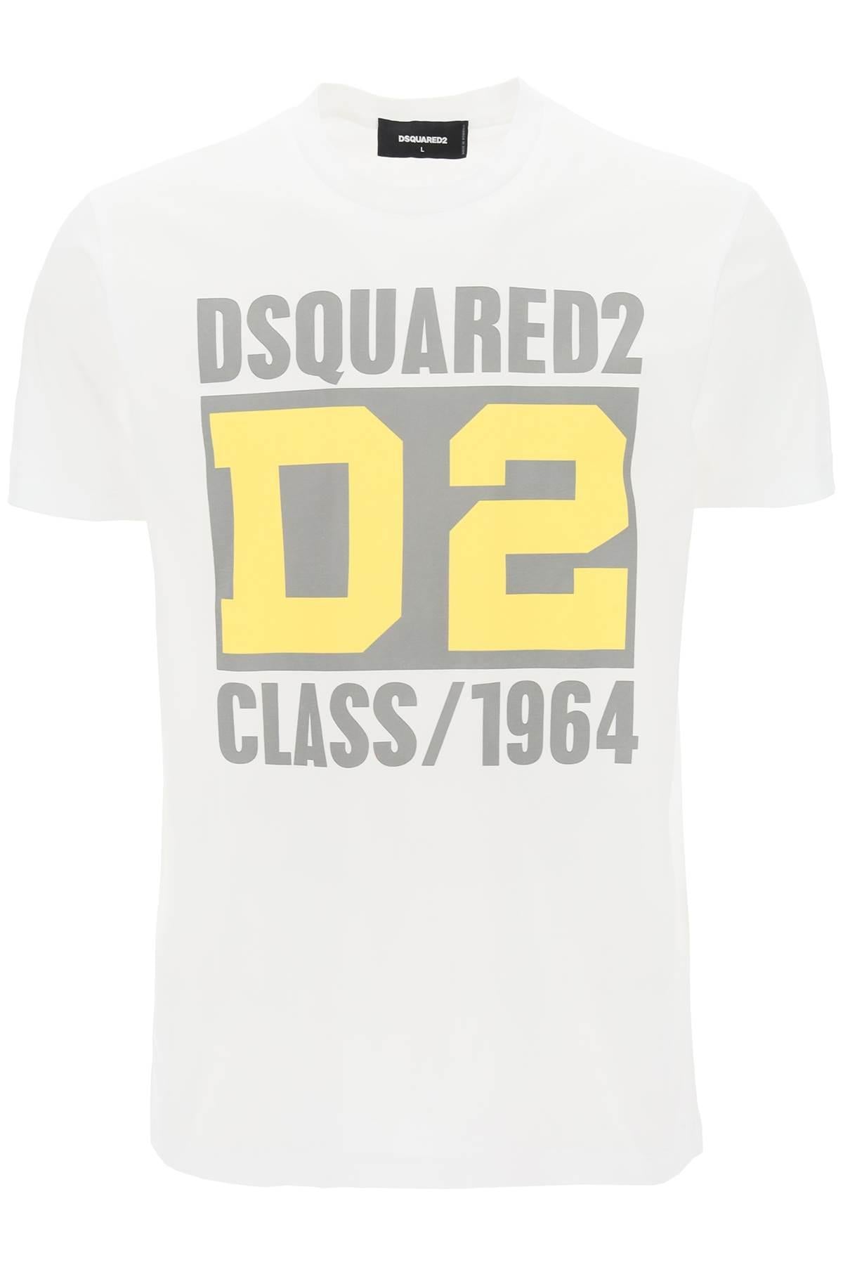 Dsquared2 D2 cotton shorts - Yellow